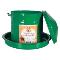 Emaillierter Trichter-Futterautomat 3 L | für Geflügel
