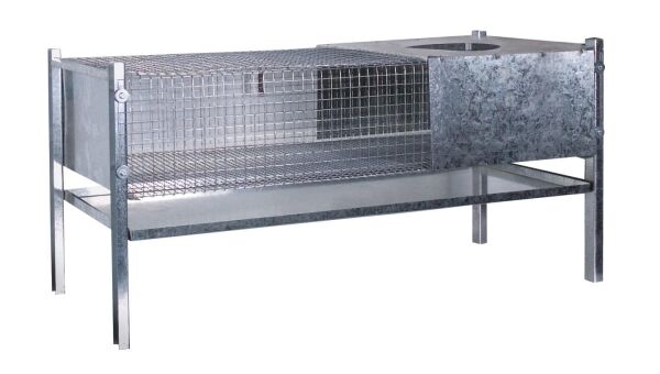 Metall-Aufzuchtbox für Küken und Wachteln (100 cm x 60 cm x 50 cm)