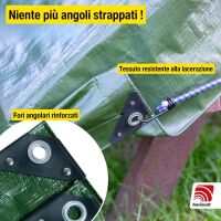 Abdeckplane | weiß | 10 x 15 m | 180 g / m²