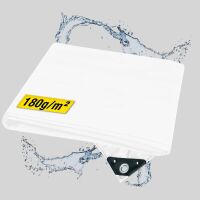 Abdeckplane | weiß | 5 x 5 m | 180 g / m²