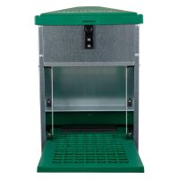 Futterautomat für Hühner Feedomatic mit Trittplatte | 5kg | verzinkt