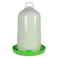 Doppelzylindertränke Greenline 12 Liter – Hühnertränke aus biobasiertem Kunststoff mit Füßen