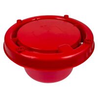 Hühnertränke 5 Liter – Rote Kunststofftränke für Geflügel