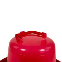 Hühnertränke 5 Liter – Rote Kunststofftränke für Geflügel