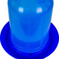 Hühnertränke Kunststoff 5 Liter – Blaue Geflügeltränke stabil & hygienisch